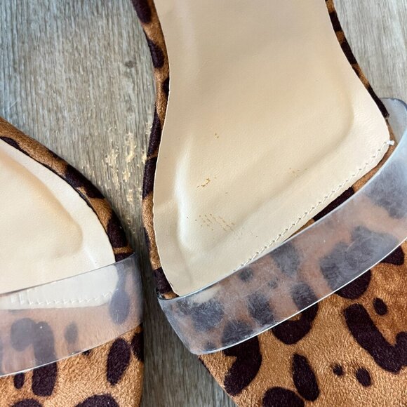 Womens Fashion Nova NIB Leopard Heels - 10 - Picture 5 of 8